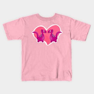 Dino valentines Kids T-Shirt